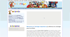 Desktop Screenshot of coloriage-a-imprimer.eu