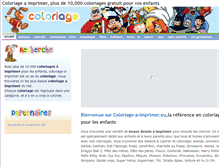 Tablet Screenshot of coloriage-a-imprimer.eu